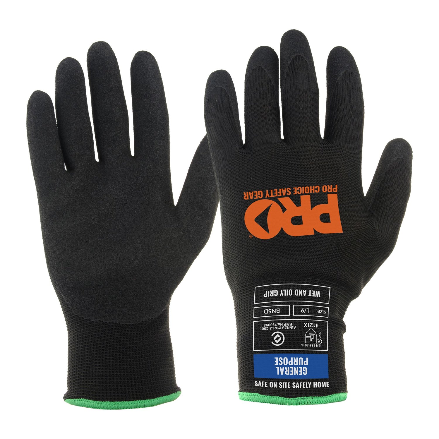 Prosense Sand Grip Nitrile Glove