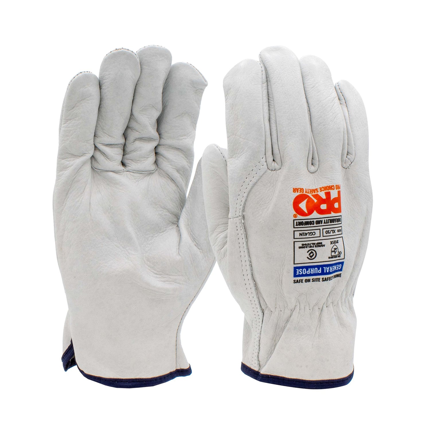 Riggamate Natural Cowgrain Gloves