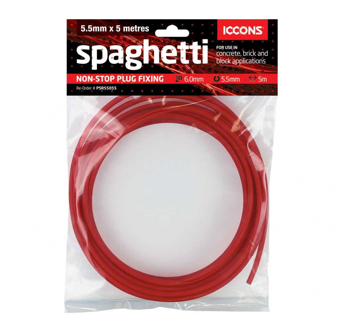 Plastic Spaghetti Roll